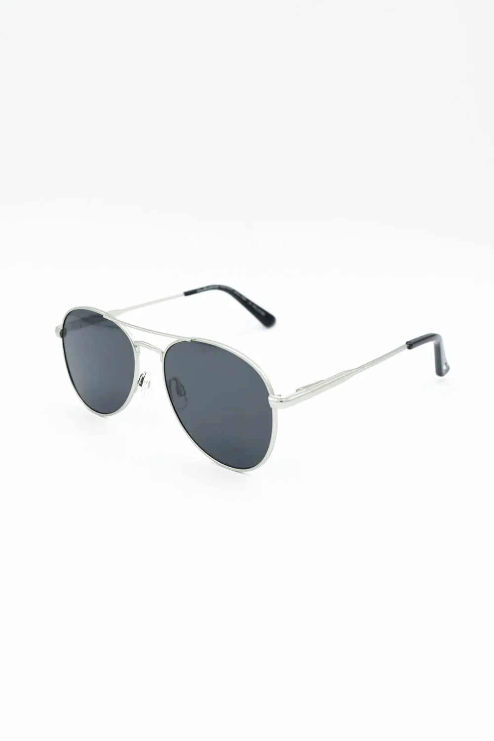 Weatherproof Vintage Jollia Matte Silver Sunglasses for Men | WPV-LA-JOLLIA-MS