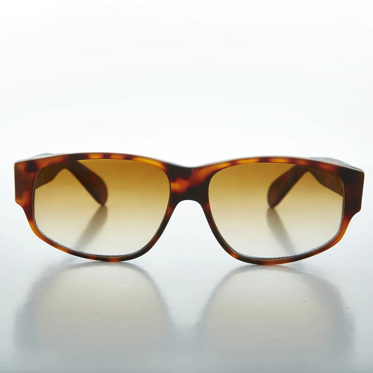 Wide Rectangular Mod Vintage Sunglass - Fez