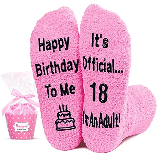 Women 18th Birthday Socks Series