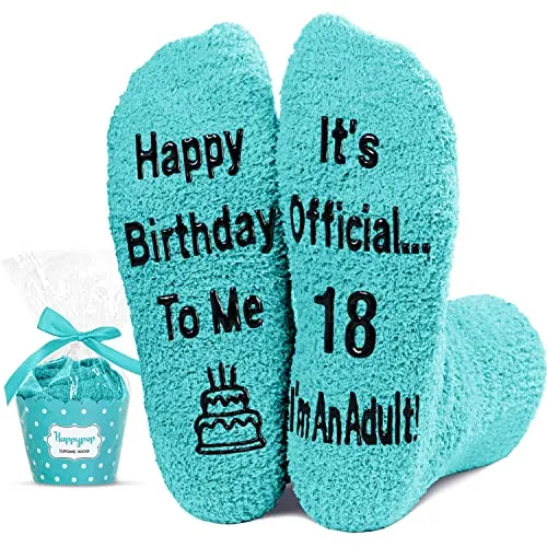 Women 18th Birthday Socks Series