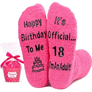 Women 18th Birthday Socks Series