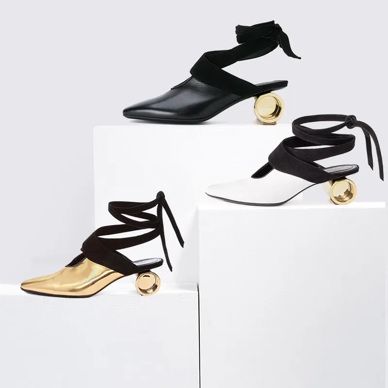 Women Sexy Strange Hollow Heels