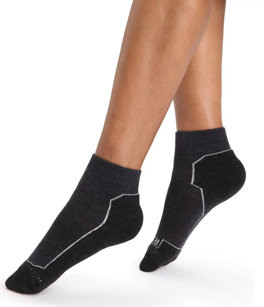 WOMEN'S ANATOMICA HIKE MINI SOCK - JET HEATHER
