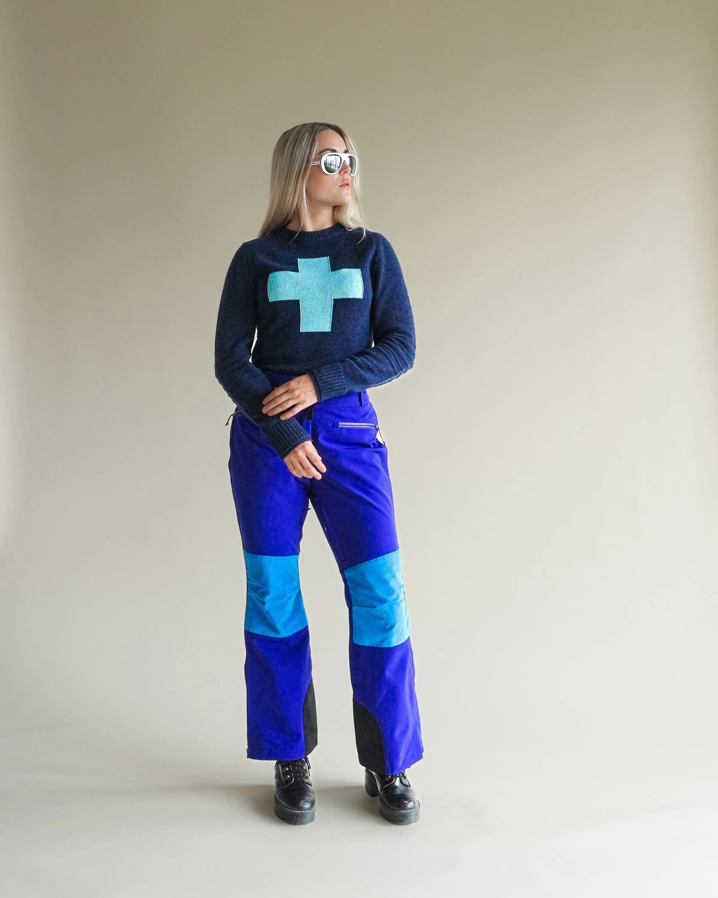 Women's Cashmere Ski Race Knit Patrol
