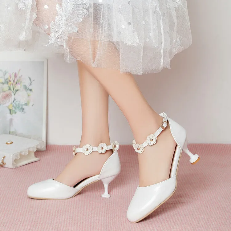 Women's Flora Ankle Strap High Heels Sandals