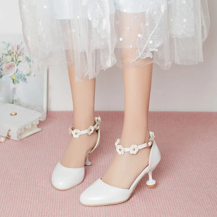 Women's Flora Ankle Strap High Heels Sandals
