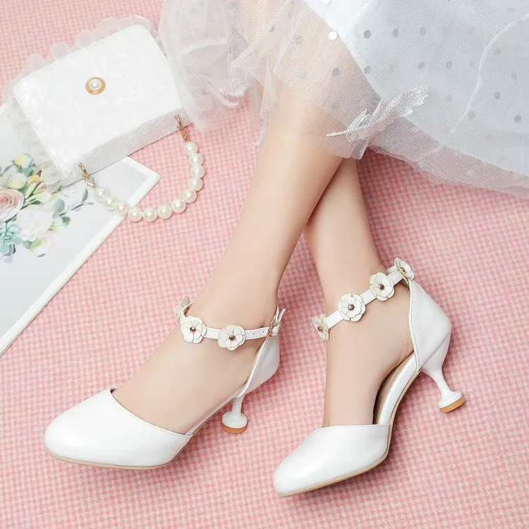 Women's Flora Ankle Strap High Heels Sandals