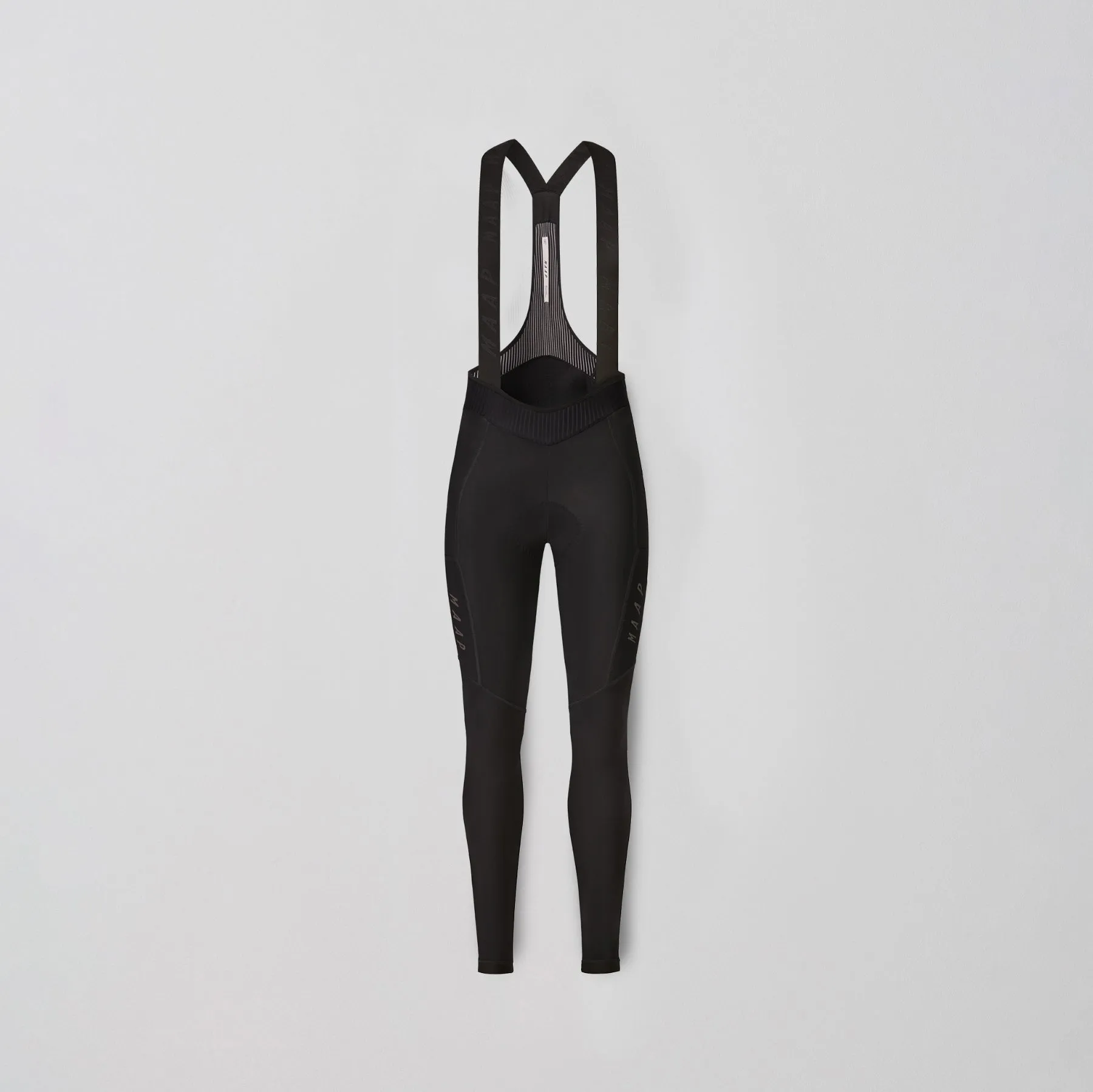 Womens Team Bib Evo Thermal Cargo Tights - Black/Black
