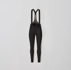 Womens Team Bib Evo Thermal Cargo Tights - Black/Black