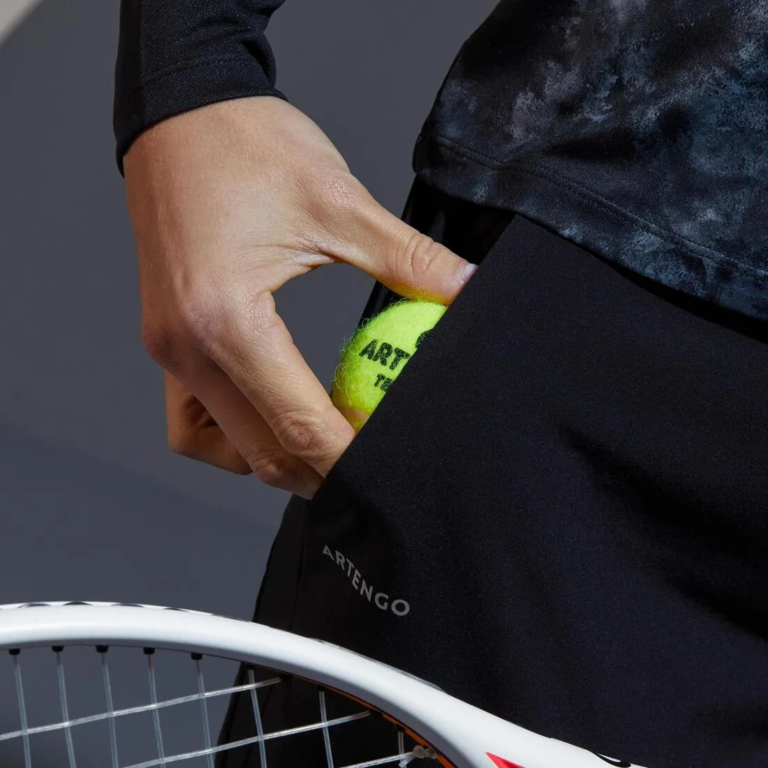 Women's Tennis Lightweight Bottoms Light 500 - Black