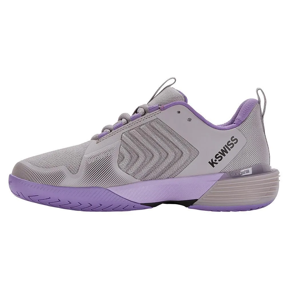 Women's Ultrashot 3 Tennis Shoes Raindrops and Paisley Purple