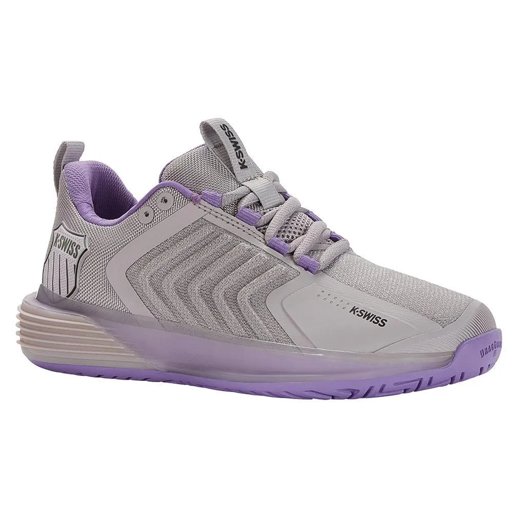 Women's Ultrashot 3 Tennis Shoes Raindrops and Paisley Purple