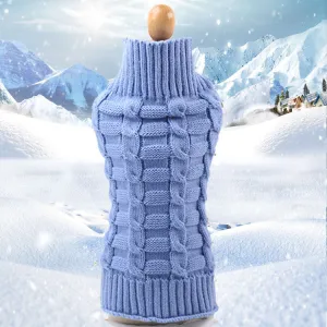 Wool Twisted Rope Pet Sweater