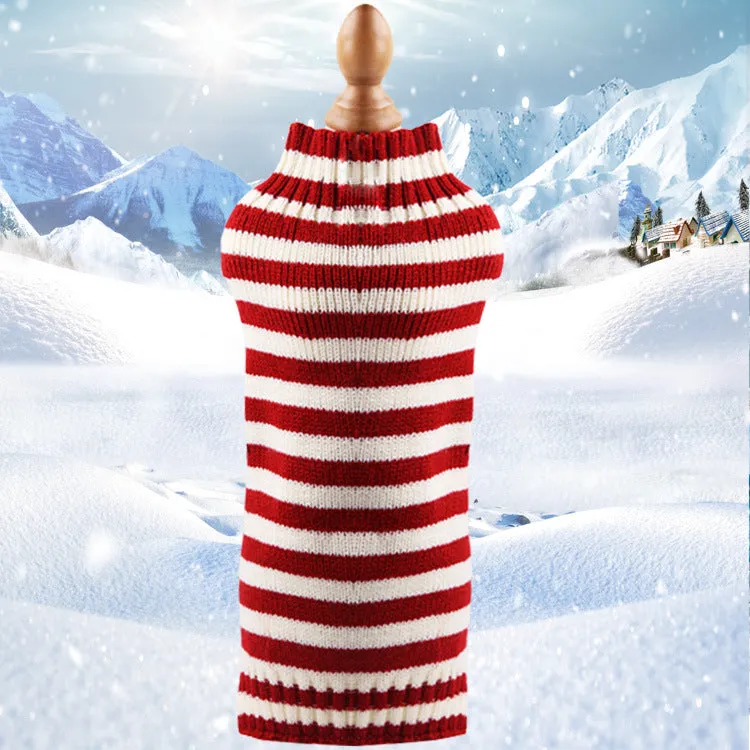 Wool Twisted Rope Pet Sweater