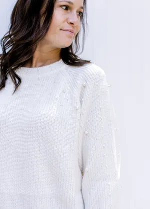 X Pearl Drops Sweater