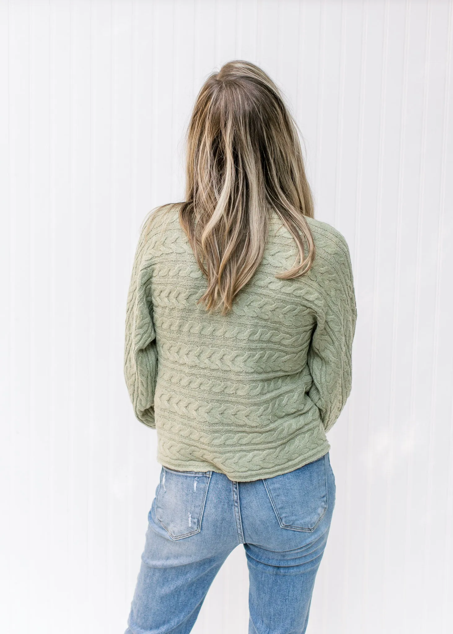 X Watercress Cable Knit Sweater