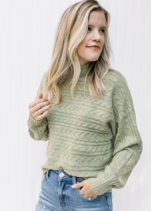 X Watercress Cable Knit Sweater