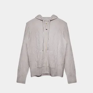 Zip hoodie Light Grey YY Logomania