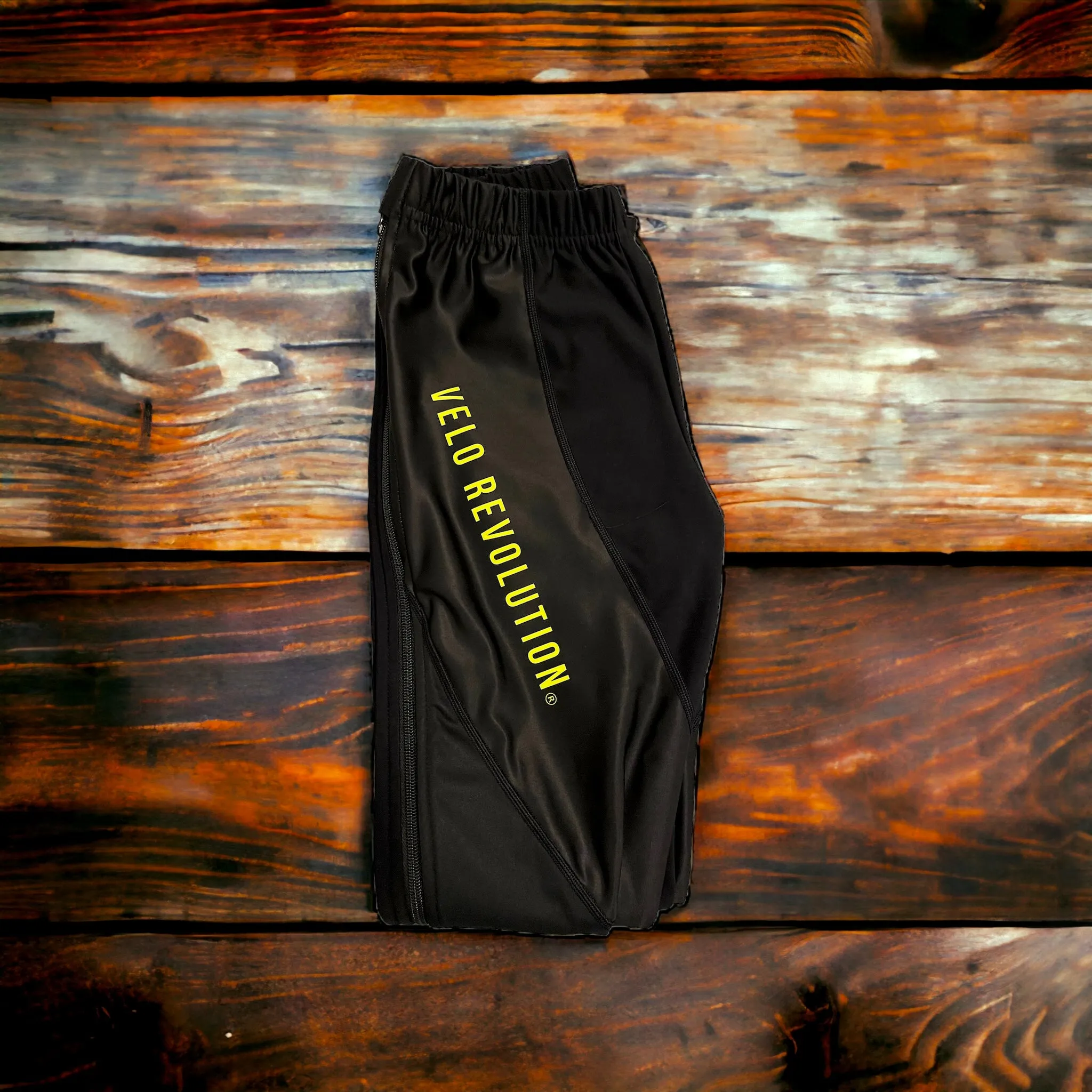 ZIP OFF'S / WARM UP THERMAL TIGHTS BLACK & FLUO
